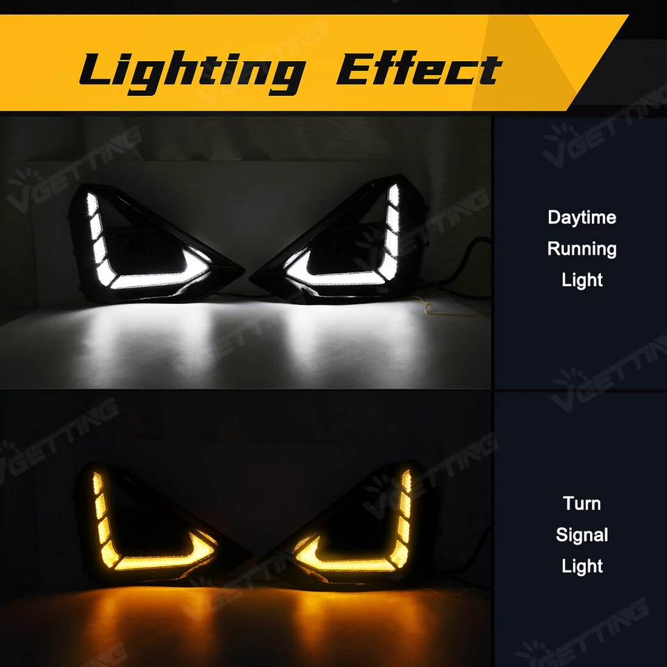 DRL para ISUZU DMAX 2024 2025 Pickup LED Luz de circulación diurna Señal de giro Lámpara Foto 3 de 4