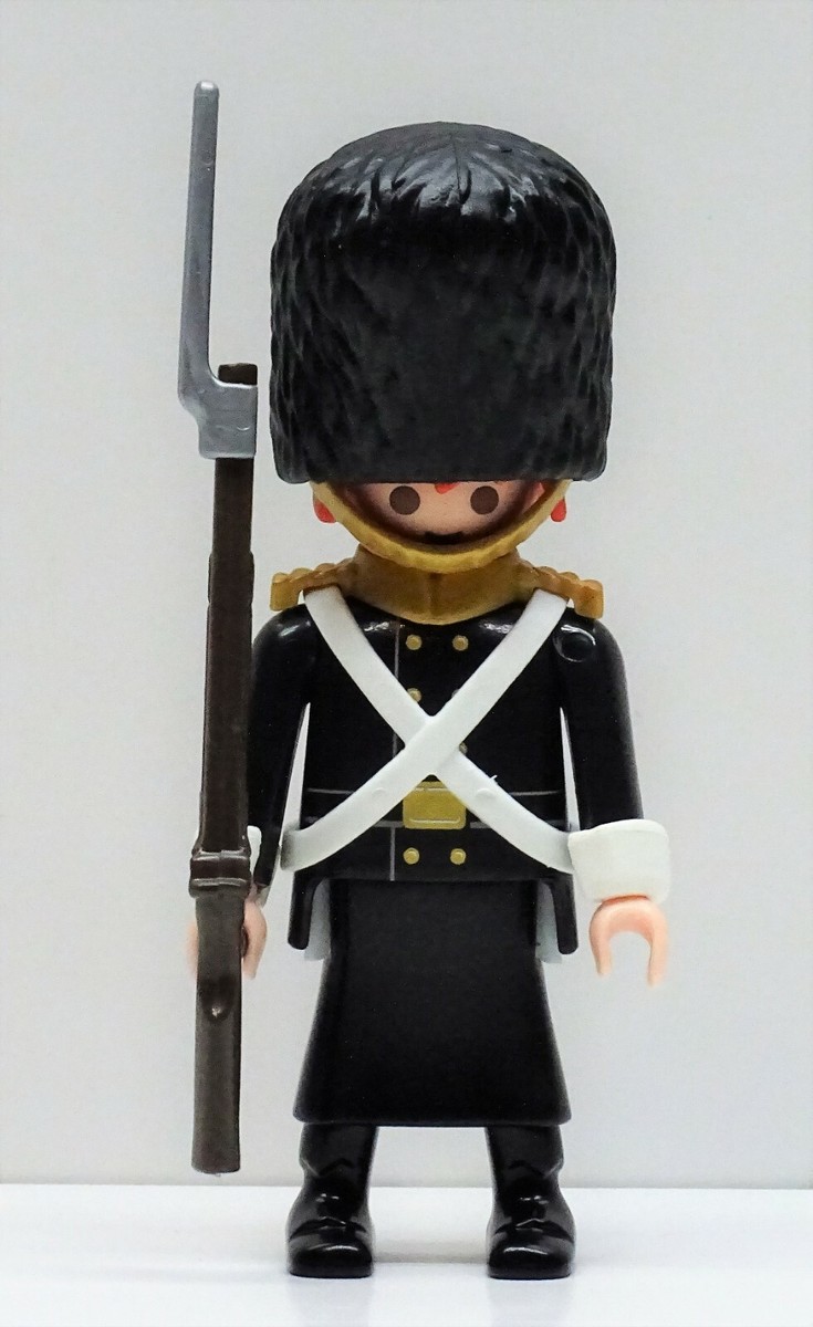 5x Gardes Soldats Playmobil Napoléon - Vert Foncé - Custom Figurines Rares
