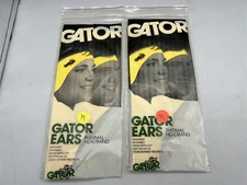 NEW LOT OF 2 GATOR EARS BASIC NEOPRENE EAR WARMER THERMAL HEADBAND MEDIUM YELLOW