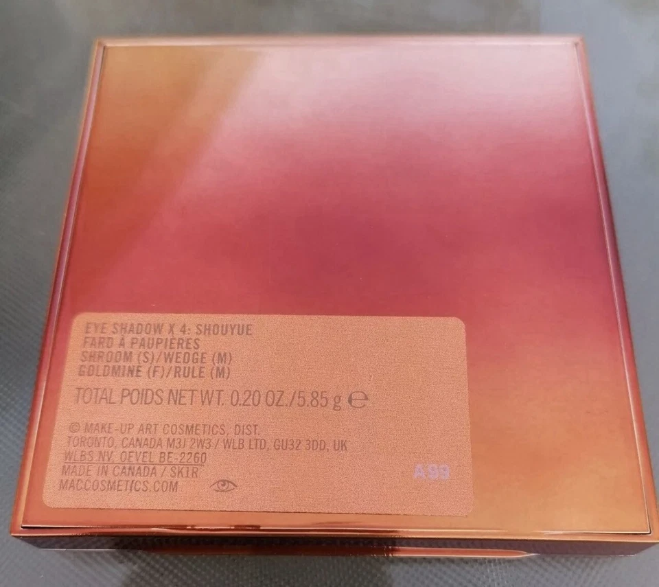 MAC Cosmetics Honor Of Kings Baili Yueshou Eyeshadow Quad 5.85g Anime New  - Image 4 of 4