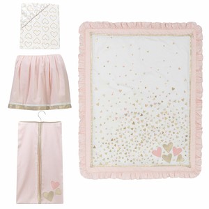 heart crib bedding set