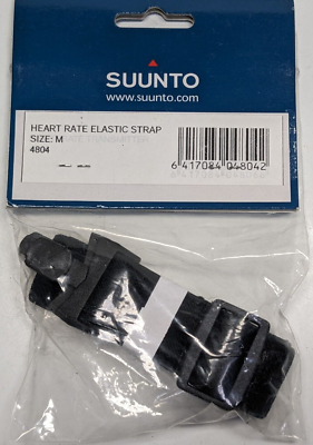 Sangle Cardio Suunto Ancien Modèle - Noir, Taille M, Neuve (réf 4804)