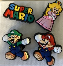 4 Super Mario Shoe Charms