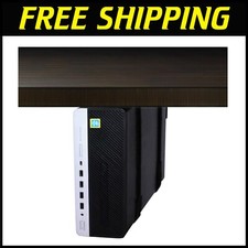 Versatile CPU Holder: Adjustable Under Desk  Wall Mount for Small Form Factor
