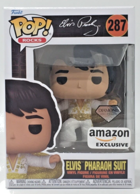 Funko Pop! Rocks Elvis Pharaoh Suit #287 Diamond Amazon Exclusive