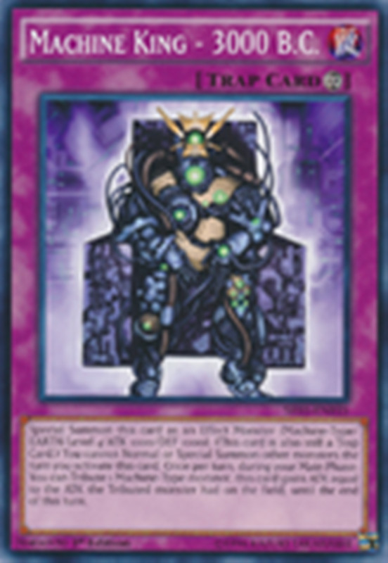 Machine King - 3000 B.C.  SR03-EN035 YuGiOh Machine Reactor* Structure Deck