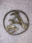 Kennedy Half Dollar Coin Pendant Cutout A Initial Monogram