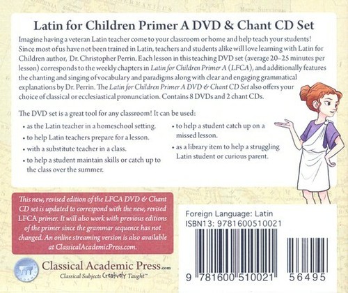 Latin For Children Primer Level A Set 8 DVDs + Chant CDs - Dr Christopher Perrin - 第 2/2 張圖片