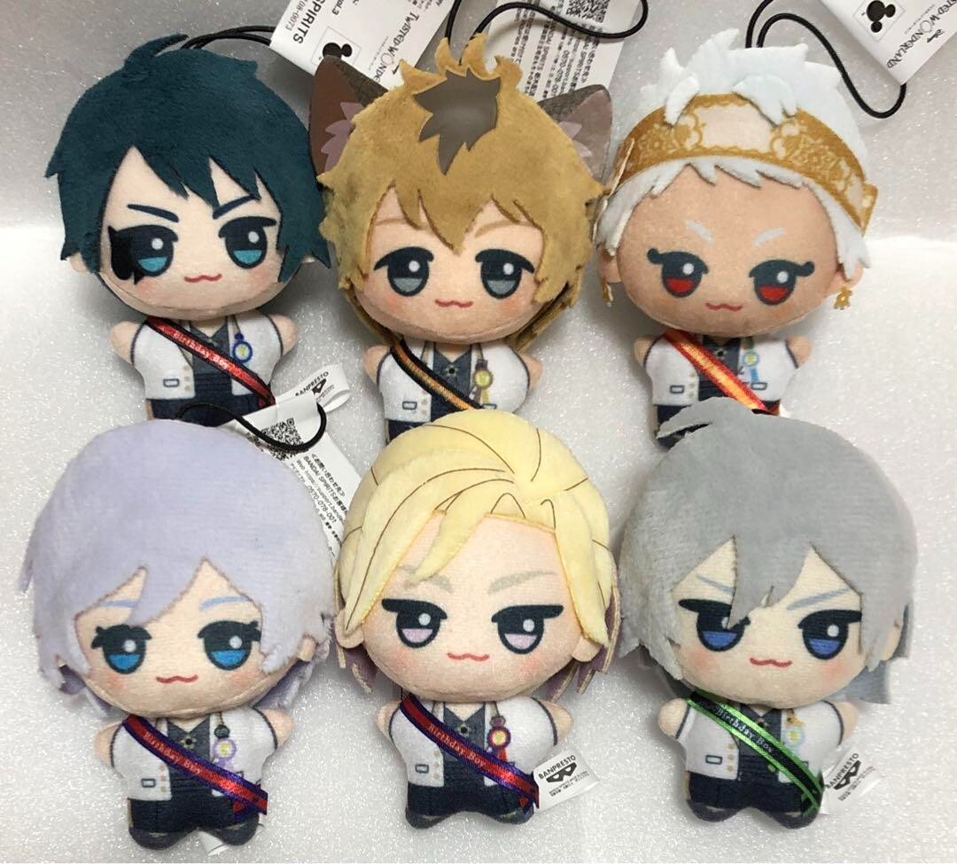 Disney Twisted-Wonderland ぬいぐるみ付きムック 20個 Disney Twisted-Wonderland Chibigurumi vol.3 All 6 type set Plush