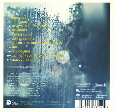 ELIZABETH SHEPHERD HEAVY FALLS THE NIGHT NEW CD