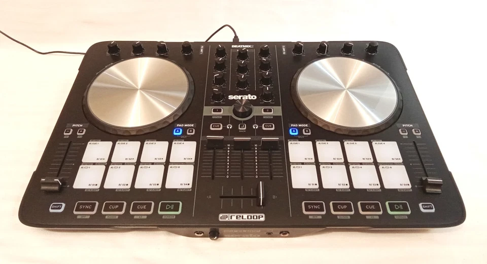 controlador de dj 2 canales reloop beatmix 2 serato mesa de mezclas usb/midi - Imagen 4 de 4