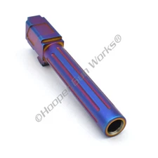 HGW Titan Match Grade Fluted Pocket Barrel for Glock 17 G17 9mm Violet PVD