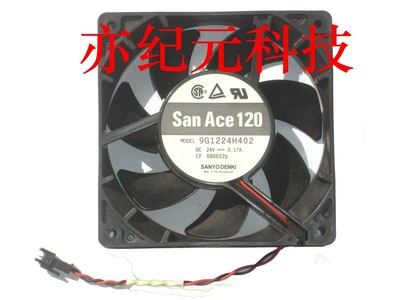 Ventola Sanyo Denki 9G1224H4D01 120x120x25mm 24V 0.17A 3 Pin