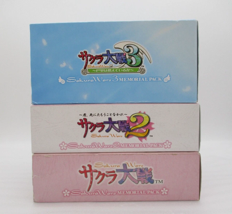 Sakura Wars 1 2 3 Memorial Pack Limited Edition DreamCast 3Games Japan import DC - Image 4 of 4