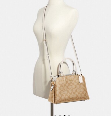 ユウ COACH LILLIE CARRYALL IN SIGNATURE CANVAS BAG 91494 NWT | eBay