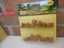 MP Scenery Products item #70050 HO Scale Brown Hay Bales 30 Pack