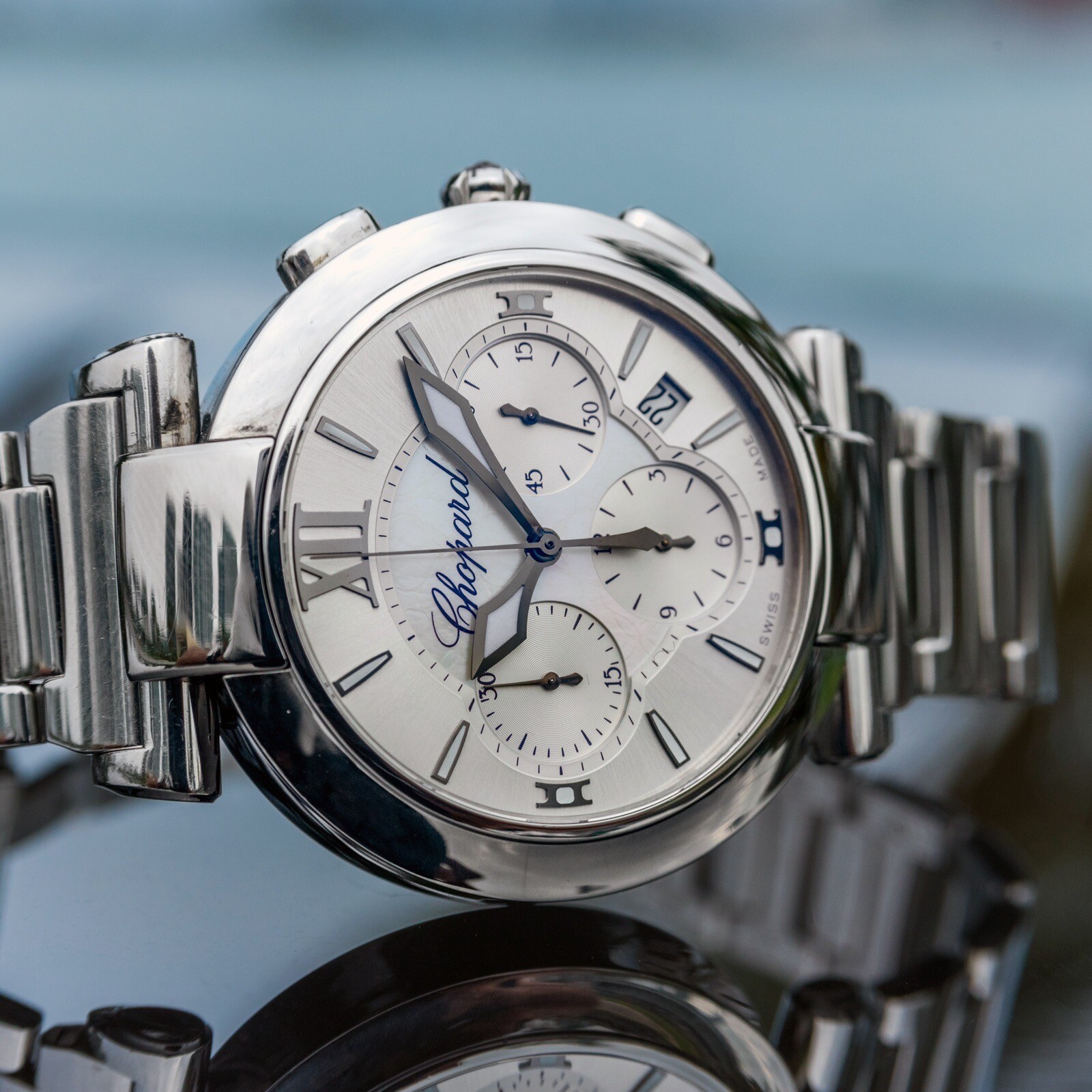 Chopard Imperiale Automatic Chronograph 8549 Moth… - image 15