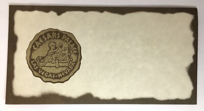 Caesars Palace Casino Las Vegas NV Vintage Envelope Feeding Grapes Logo