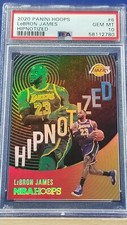LeBron James - 2020 Panini Hoops Hipnotized   PSA 10