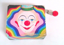 Miniature Music Box Pierrot de Pierre Hand Crank Koji Murai Japan 1970s