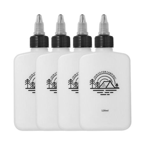 120ml Oil Dispenser Bottle for Camping Portable Condiment Container Leakproof