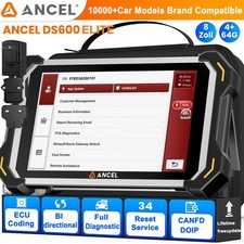 ANCEL DS600 Elite Bidirectional OBD2 Scanner ...