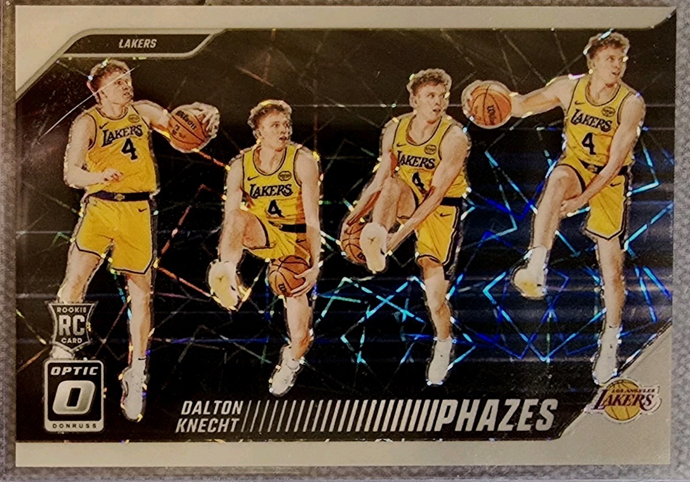 2024-25 Donruss Optic Dalton Knecht Phazes RC Case Hit Rookie SSP Lakers