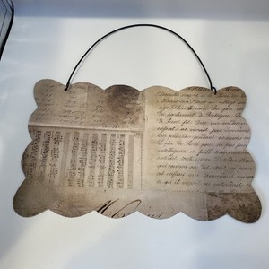 Vintage Music Sheet Wall Decor Magnetic Wall Plaque Magnet Board