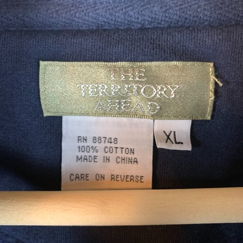 The Territory Ahead Pullover Giacca Uomo XL Colorblock 1/4 Zip Felpa - Foto 2 di 10