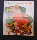 Vintage Coca Cola 1961 reference Calendar 6" x 14" open