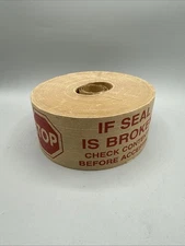3" x 450 feet Reinforced Water-Activated Kraft Gummed Tape- Seal Proof/Tamper.
