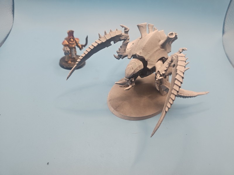 Grimdark Wargaming 40k likes Tyrant Space Bugs Butcherer w/four arm claws x1