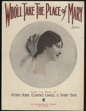 Who'll Take the Place of Mary sheet music 1920 Dubin, Gaskill  Mayo