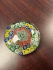 Vintage Murano Millefiori Art glass Paperweight