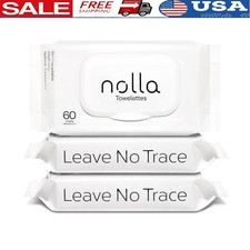 Biodegradable Plant Based Wet Wipes Extra Large Soft Flushable 180 Count New