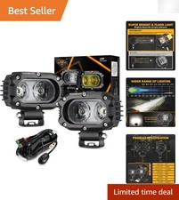 High-performance 4-inch Led Light Pods - 6000lm Brightness For Night Safety