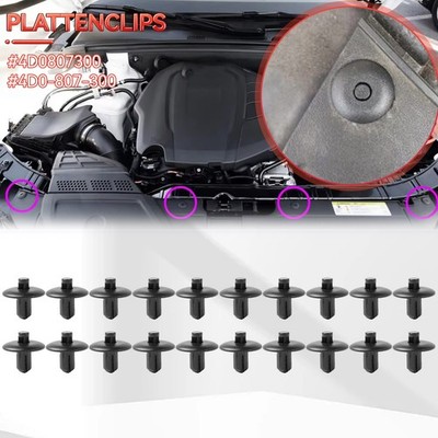 30Stück Befestigung Clips für Audi A2 A4 A5 A8 Q3 Q5 Q7 Spreizniete #4D0807300,