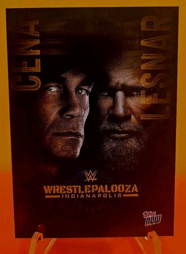 John Cena – John Cena/Brock Lesnar - 2025 WWE Topps NOW® - Card WPZA - PR: 1584