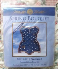 Mill Hill Spring Bouquet Collection Glass Bead Kit  "Swimsuit" MH18-1915