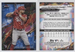 2024 Finest Common Blue Refractor /200 Christian Encarnacion-Strand #4 Rookie RC