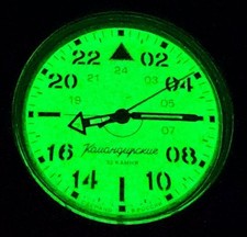 VOSTOK KOMANDIRSKIE "PILOT" AUTOMATIC 18011B FULL LUME 24H