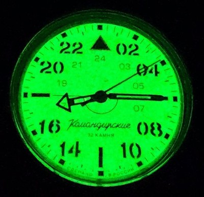 VOSTOK KOMANDIRSKIE ''PILOT'' AUTOMATIK 18011B VOLLLUME 24H