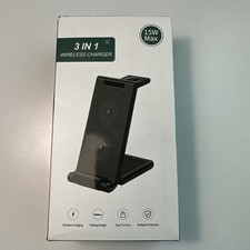 Charger For iPhone Airpods Watch Charger Foldable Wireless Charging Station 3 in