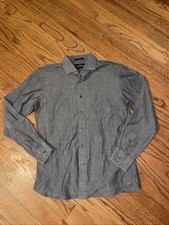 THOMAS WAGES No. 1 MEN’S Longsleeve Button up Shirt SPREAD COLLAR MADE in USA