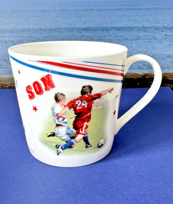 Son Foot Ball Kaffee Tee Becher Fine Bone China V