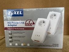 ZyXEL 1000 Mbps HD Powerline Adapter 2-port Gigabit - Model PLA5256 C12