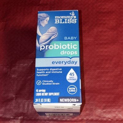 Mommy's Bliss Baby Probiotic Drops Liquid Everyday, Non-GMO 0.34 fl oz