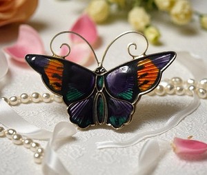 David Andersen Butterfly Brooch | eBay