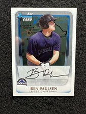 BEN PAULSEN 2011 Bowman #BP34 International Rockies (Buy 10 get 10 Free)