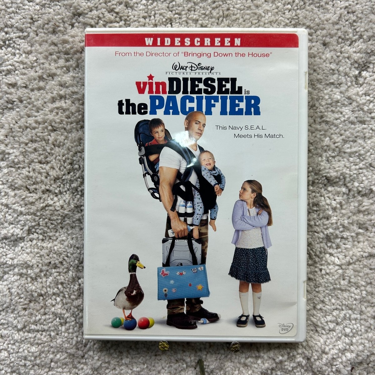 The Pacifier DVD (2005) Widescreen Vin Diesel Adam Shankman Disney